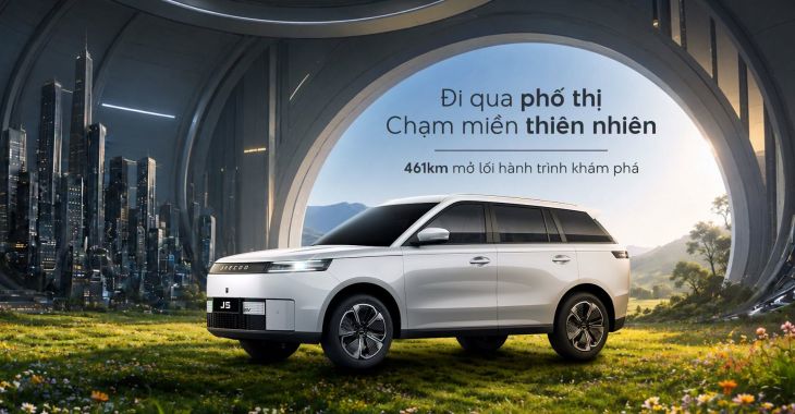 JAECOO J5 EV – Đi Qua Phố Thị, Chạm Miền Thiên Nhiên